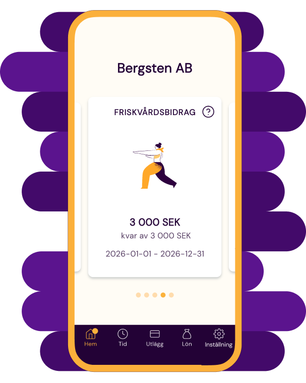 Appvy med friskvårdssaldo
