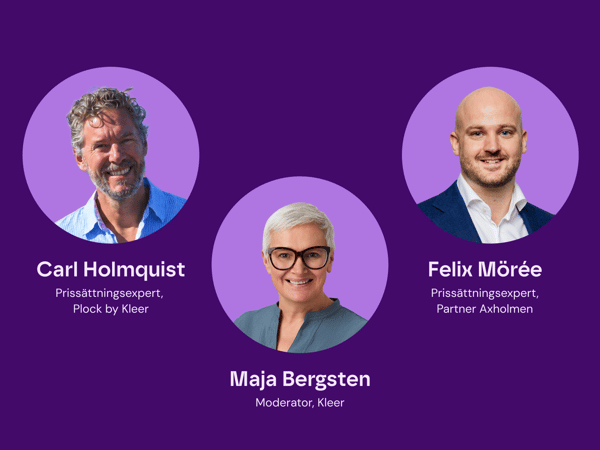 Webinar - Prissättning för AI med Felix och Carl