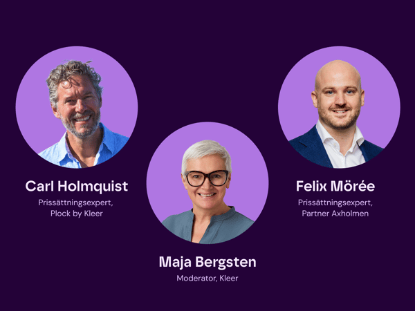 Webinar - Prissättning för AI med Felix och Carl