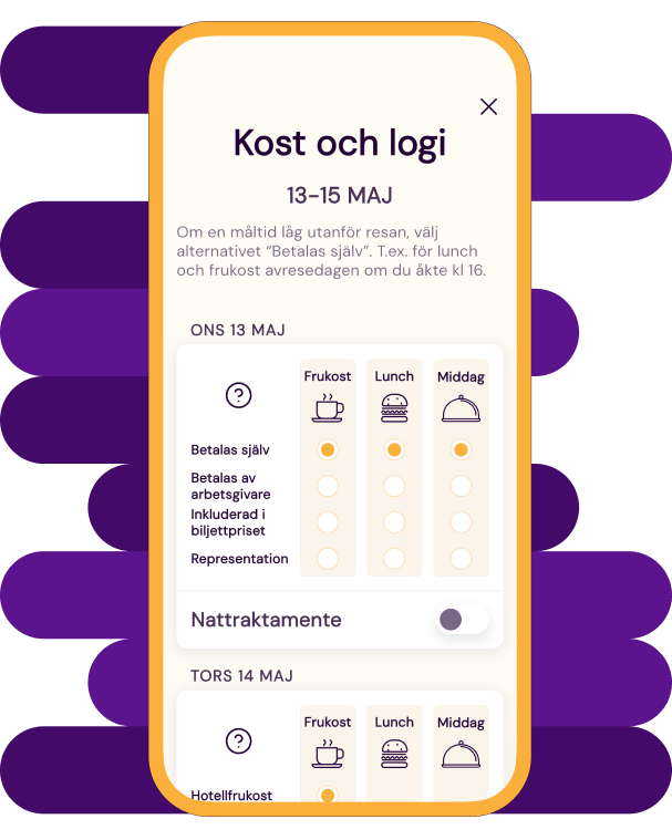 Appvy med traktamente